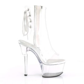 Pleaser ASPIRE-1018C Stivaletti - Trasparente/Trasparente EU-35 / US-5