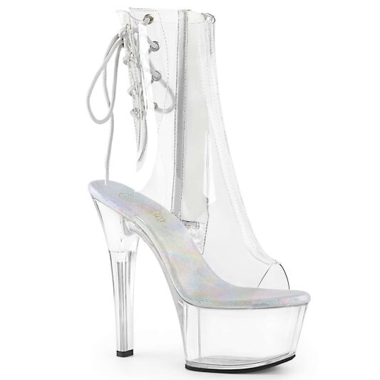 Pleaser ASPIRE-1018C Stivaletti - Trasparente/Trasparente EU-37 / US-7
