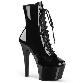 Pleaser ASPIRE-1020 Stivaletti - Vernice Nero/Nero EU-35...