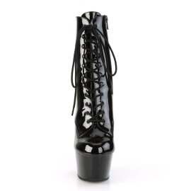 Pleaser ASPIRE-1020 Stivaletti - Vernice Nero/Nero EU-38...