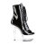 Pleaser ASPIRE-1021 Stivaletti - Vernice Nero/Trasparente EU-35 / US-5