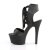 Pleaser Sandali ASPIRE-600-14 Similpelle Nero/Nero Opaco EU-35 / US-5