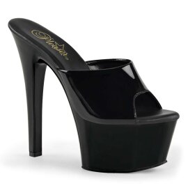 Pleaser Mules ASPIRE-601 Vernice Nero/Nero EU-37 / US-7