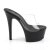 Pleaser Mules ASPIRE-601 Trasparente/Nero Opaco EU-35 / US-5