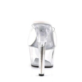 Pleaser Mules ASPIRE-601 Trapsarente/Trasparente EU-35 / US-5