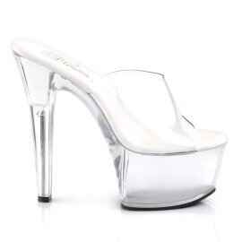 Pleaser Mules ASPIRE-601 Trapsarente/Trasparente EU-38 / US-8