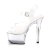 Pleaser Sandali ASPIRE-608 Trasparente/Trasparente/EU-35 / US-5