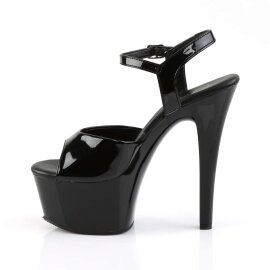 Pleaser Sandali ASPIRE-609 Vernice Nero/Nero EU-37 / US-7