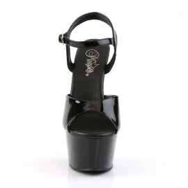 Pleaser Sandali ASPIRE-609 Vernice Nero/Nero EU-38 / US-8