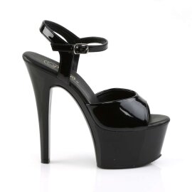 Pleaser Sandali ASPIRE-609 Vernice Nero/Nero EU-38 / US-8