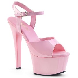 Pleaser Sandali ASPIRE-609 Vernice Rosa Baby/Rosa Baby...