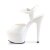 Pleaser Sandali ASPIRE-609 Vernice Bianco/Bianco EU-35 / US-5
