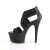 Pleaser Sandali ASPIRE-669 Similpelle-Fascia Elastica Nera/Nero Opaco EU-35 / US-5