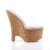 Pleaser Mules BEAU-601 Trasparente-Marroncino/Sughero EU-35 / US-5
