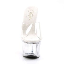 Pleaser Mules BEAU-601 Trasparente/Trasparente EU-35 / US-5