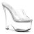 Pleaser Mules BEAU-601 Trasparente/Trasparente EU-35 / US-5