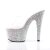 Pleaser Mules BEJEWELED-701MS Trasparente/Argento Multi Strass EU-35 / US-5