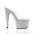 Pleaser Mules BEJEWELED-701MS Trasparente/Argento Multi Strass EU-35 / US-5