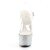 Pleaser Sandali BEJEWELED-708DM Trasparente/Argento Strass EU-35 / US-5