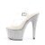 Pleaser Sandali BEJEWELED-708DM Trasparente/Argento Strass EU-37 / US-7