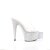 Pleaser Mules BEJEWELED-712RS Trasparente/Argento Multi Strass EU-35 / US-5