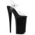 Pleaser Sandali BEYOND-008 Trasparente/Nero EU-39 / US-9