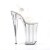 Pleaser Sandali BEYOND-008 Trasparente/Trasparente EU-41 / US-11
