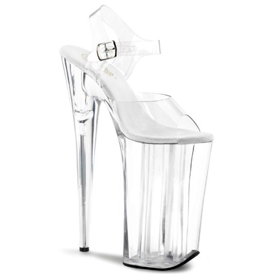 Pleaser Sandali BEYOND-008 Trasparente/Trasparente EU-35 / US-5