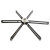 X-Stage Lite Acciaio Inossidabile Diametro 40 mm Altezza 2,50 m - incl. Prolunga 1000 mm