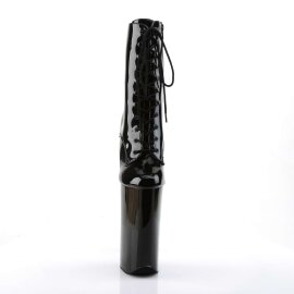 Pleaser BEYOND-1020 Stivaletti - Vernice Nero/Nero EU-36 / US-6