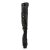 Pleaser BLONDIE-R-3011 Stivali Sopra Il Ginocchio - Nero Glitter/Nero EU-40 / US-10