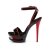 Pleaser Sandali BLONDIE-631-2 Vernice Nero-Rosso/Nero-Rosso EU-35 / US-5