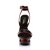 Pleaser Sandali BLONDIE-631-2 Vernice Nero-Rosso/Nero-Rosso EU-38 / US-8