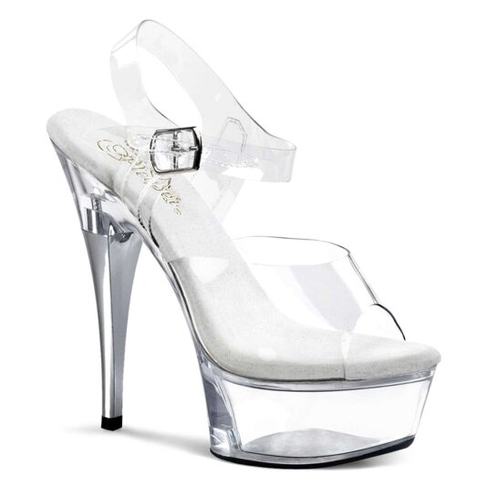 Pleaser Sandali CAPTIVA-608 Trasparente/Trasparente EU-35 / US-5