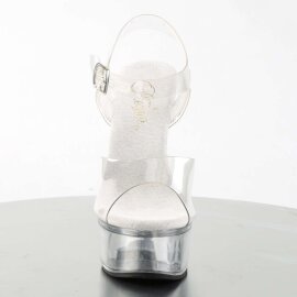 Pleaser Sandali CAPTIVA-608 Trasparente/Trasparente EU-35...