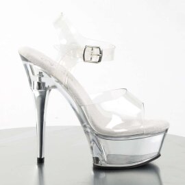 Pleaser Sandali CAPTIVA-608 Trasparente/Trasparente EU-35 / US-5