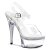 Pleaser Sandali CAPTIVA-608 Trasparente/Trasparente EU-35 / US-5
