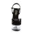 Pleaser Sandali CAPTIVA-609 Vernice Nero/Trasparente EU-35 / US-5