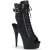 Pleaser DELIGHT-1016-1 Stivaletti - Similpelle Nero/Nero Opaco EU-36 / US-6