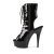 Pleaser DELIGHT-1016 Stivaletti - Vernice Nero/Nero EU-40 / US-10