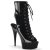 Pleaser DELIGHT-1016 Stivaletti - Vernice Nero/Nero EU-35 / US-5