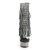 Pleaser DELIGHT-1017RSF Stivaletti - Trasparente-Nero/Peltro Scuro Cromato EU-35 / US-5