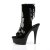 Pleaser DELIGHT-1018 Stivaletti - Vernice Nero/Nero EU-35 / US-5