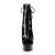 Pleaser DELIGHT-1018 Stivaletti - Vernice Nero/Nero EU-37 / US-7