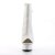 Pleaser DELIGHT-1018 Stivaletti - Similpelle Bianco/Bianco EU-40 / US-10
