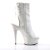 Pleaser DELIGHT-1018 Stivaletti - Similpelle Bianco/Bianco EU-35 / US-5