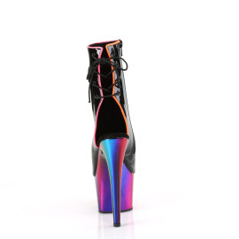Pleaser ADORE-1018RC-02 Stivaletti Con Plateau Vernice Cromato Nero Multicolore