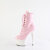 Pleaser ADORE-1020 Stivaletti Con Plateau Vernice Rosa