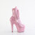Pleaser ADORE-1020GP Stivaletti Con Plateau Vernice Glitter Rosa Pastello