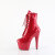 Pleaser ADORE-1020GP Stivaletti Con Plateau Vernice Glitter Rosa